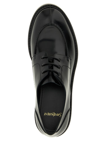 Black Calfskin Oxfords And Derbies