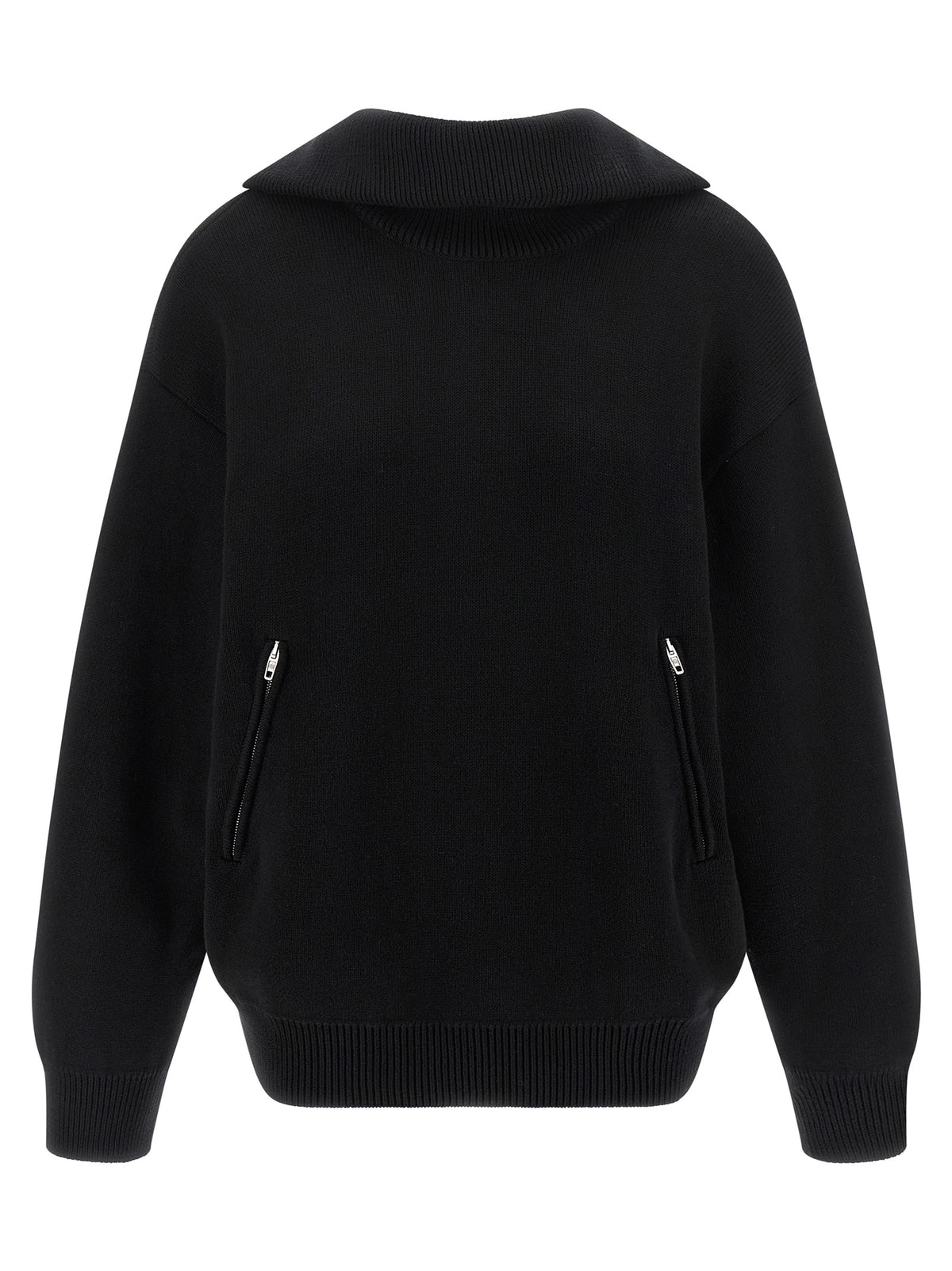 Black Cotton Cardigan
