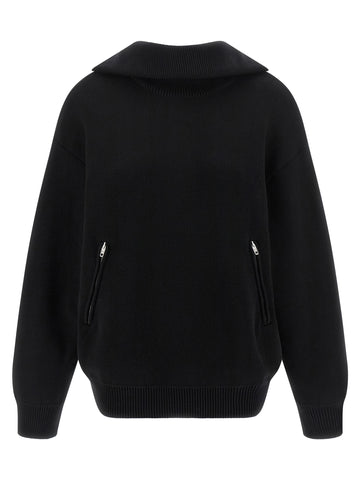 Black Cotton Cardigan