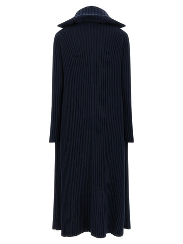 Blue Polyester Cardigan