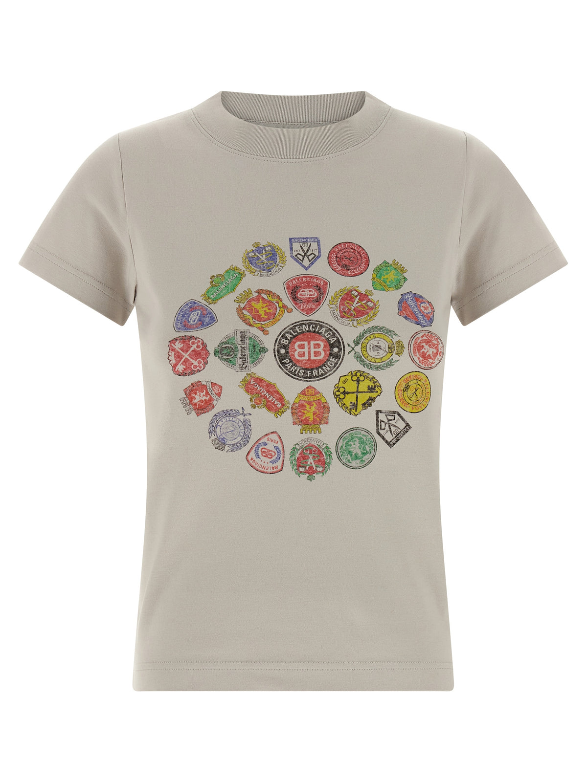 Gray Cotton T-Shirt