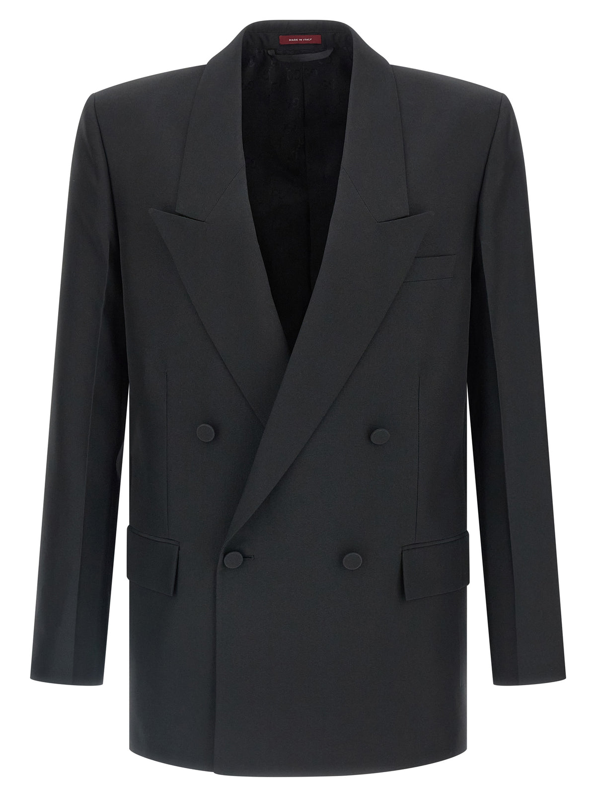 Black Polyester Blazer