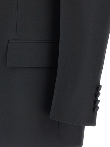 Black Polyester Blazer