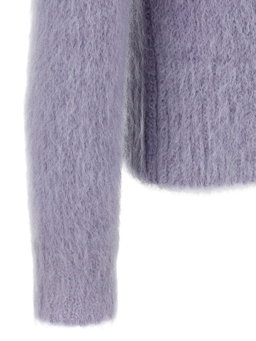 Purple Wool Cardigan