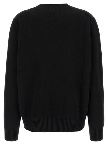 Black Wool Cardigan