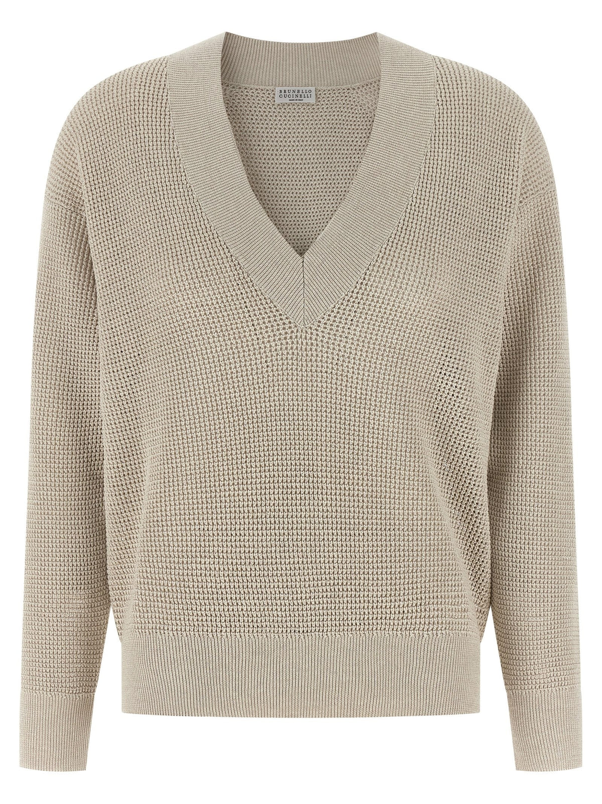 Beige Cotton Cardigan