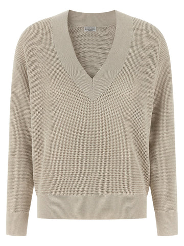 Beige Cotton Cardigan