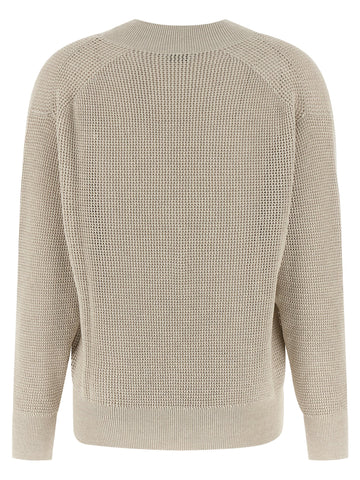 Beige Cotton Cardigan