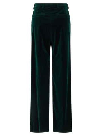 Bicolor Cotton Casual Pants