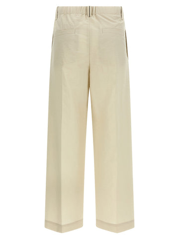 White Cotton Dress Pants