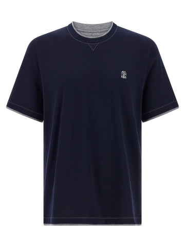 Blue Cotton T-Shirt