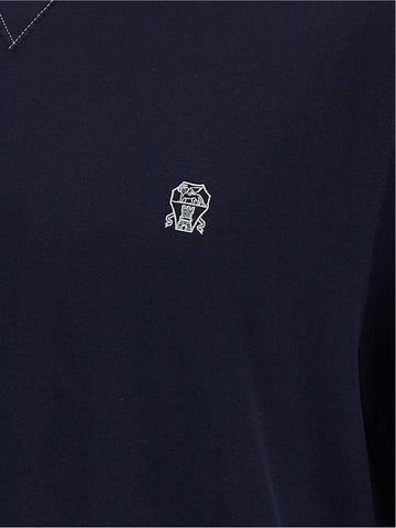 Blue Cotton T-Shirt