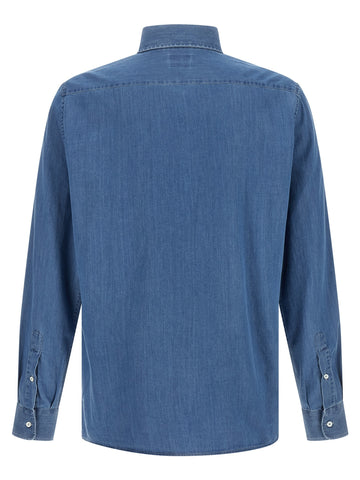 Blue Cotton Blouse
