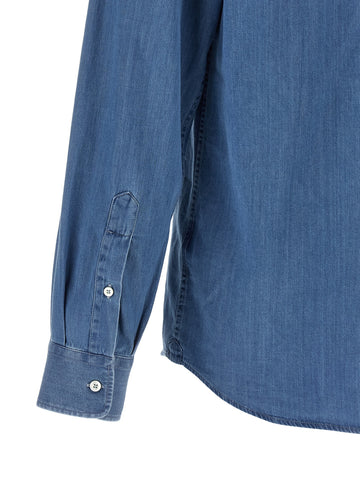 Blue Cotton Blouse
