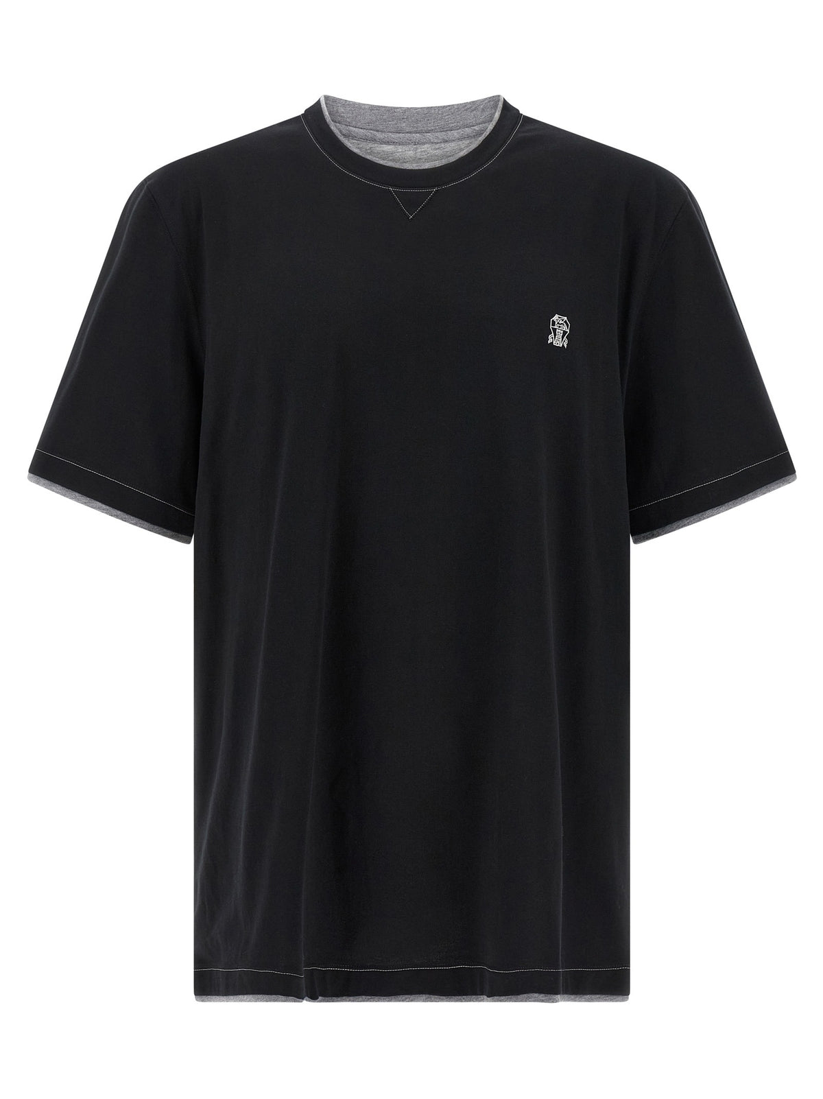Black Cotton T-Shirt