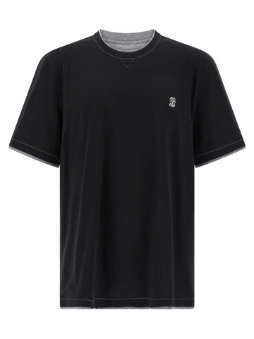 Black Cotton T-Shirt