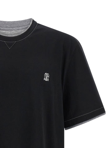 Black Cotton T-Shirt