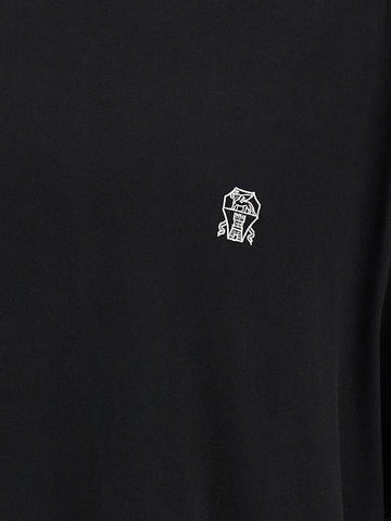 Black Cotton T-Shirt