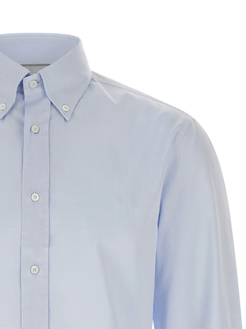 Blue Cotton Blouse