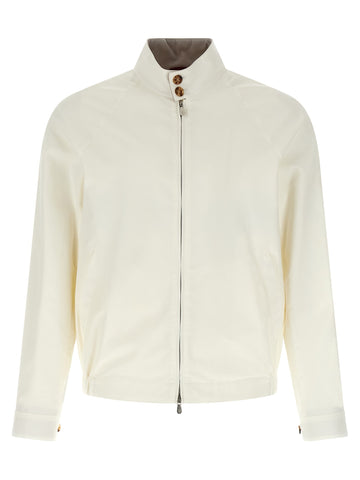 White Cotton Full-Length Jacket