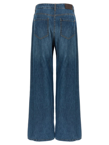 Blue Cotton Relaxed Fit Jeans