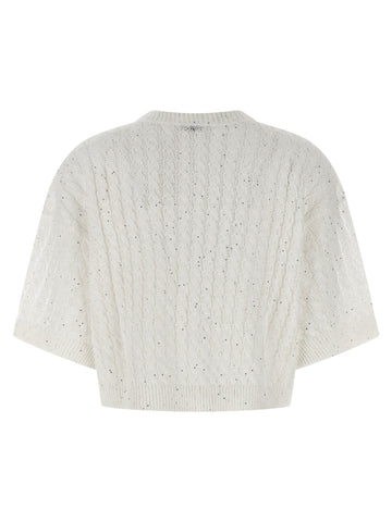 White Linen Cardigan