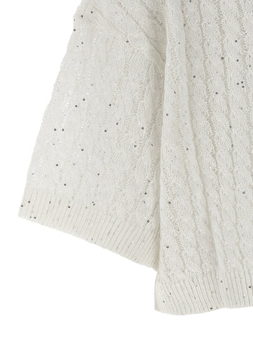 White Linen Cardigan