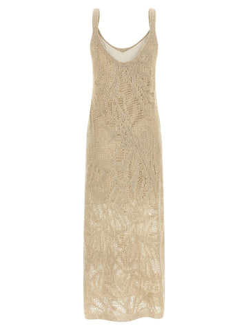Beige Linen Long Dress