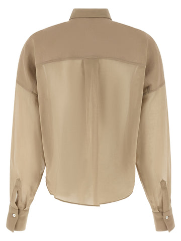 Beige Cotton Blouse