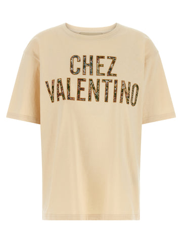 Beige Cotton T-Shirt