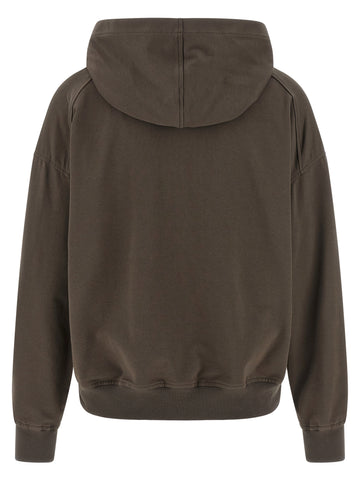 Brown Cotton Hoodie