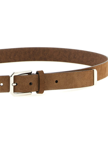 Brown Bull Skin Regular Belt