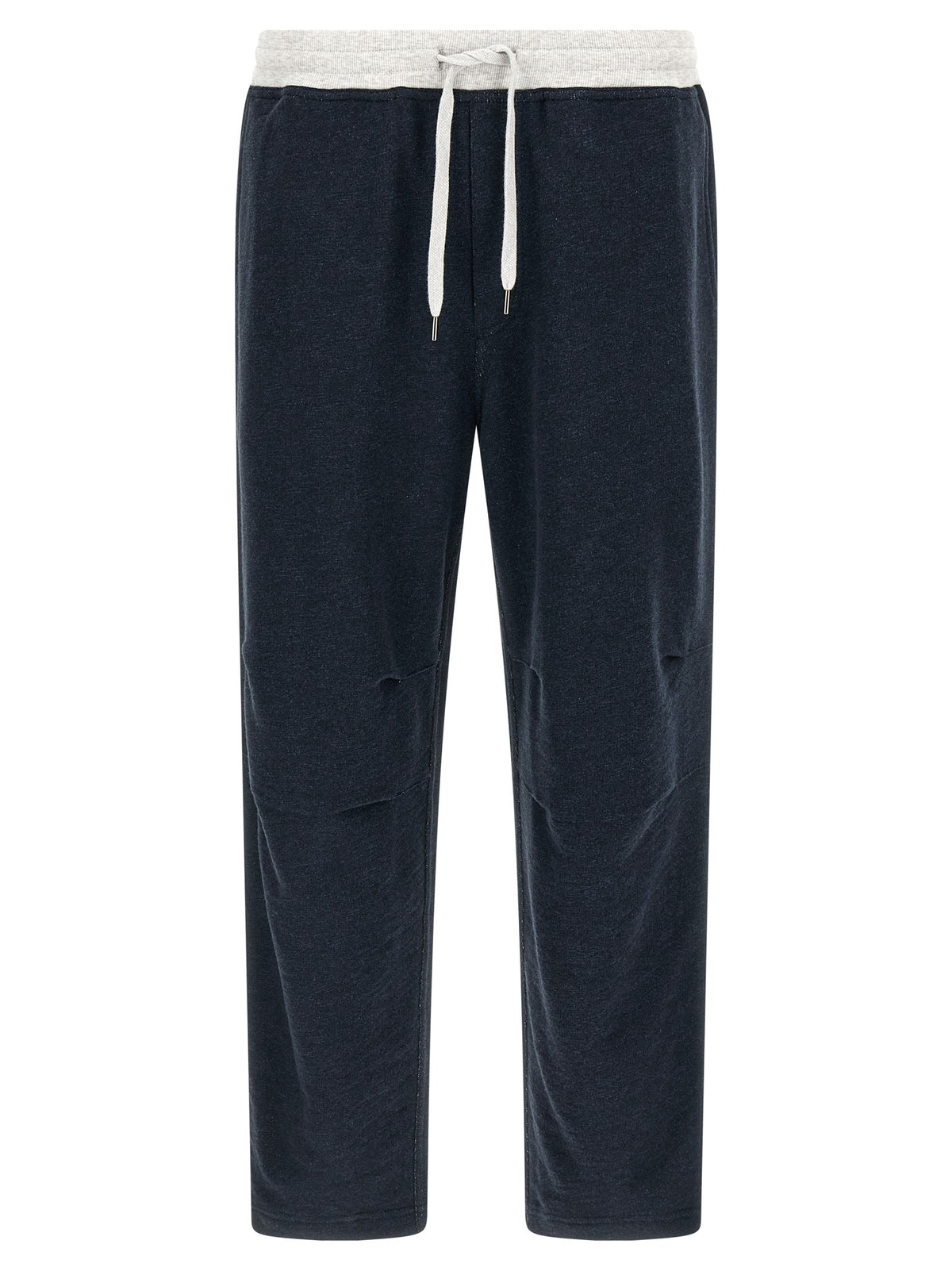 Blue Cotton Joggers (Workout Pants)