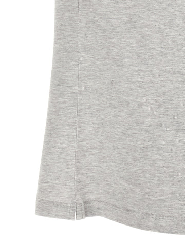 Gray Cotton Polo Shirt