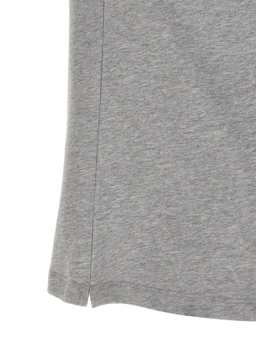 Gray Cotton Polo Shirt