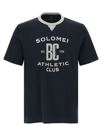 Blue Cotton T-Shirt