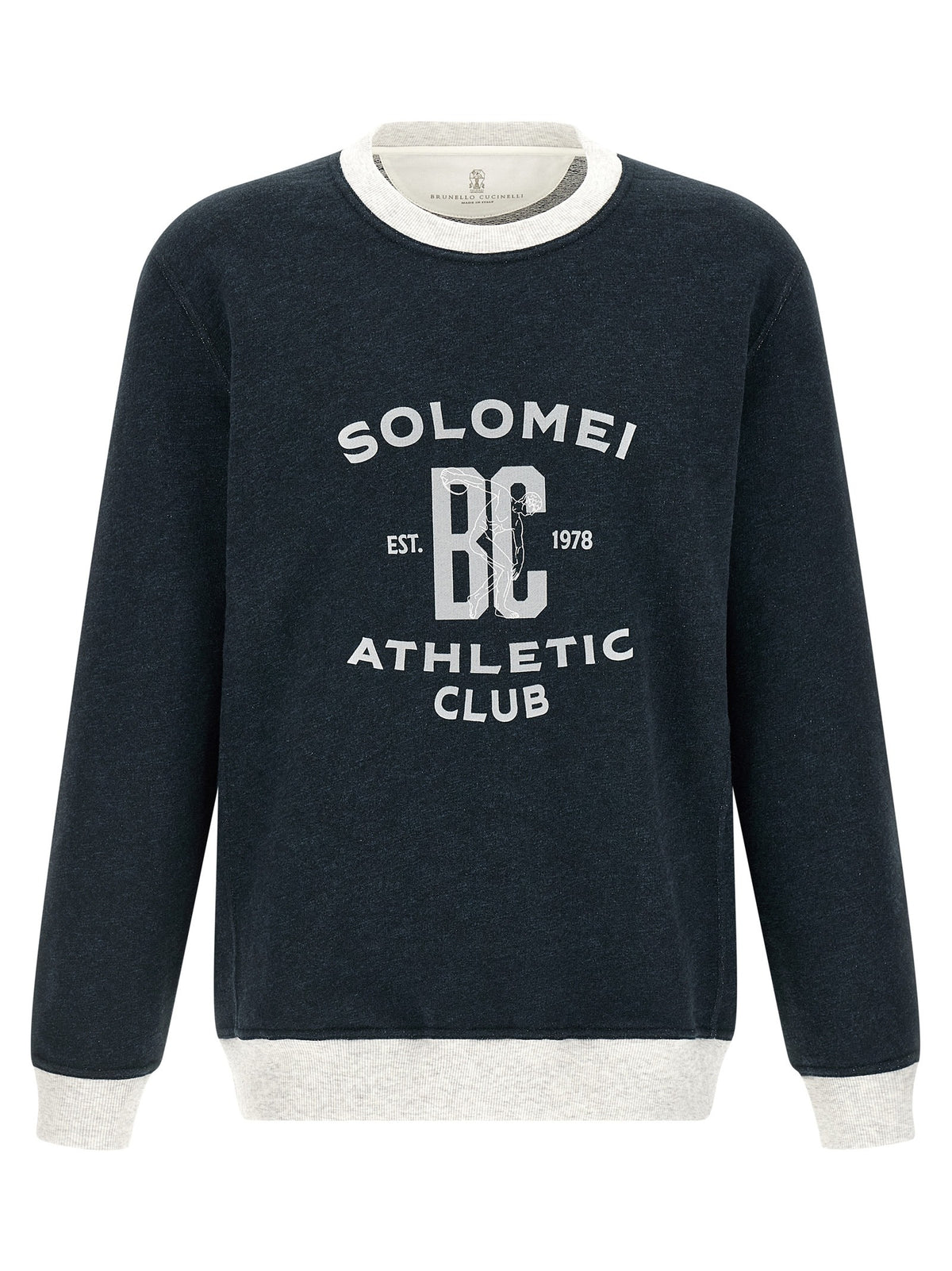 Blue Cotton Sweatshirt