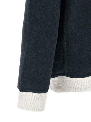 Blue Cotton Sweatshirt