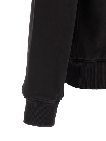 Black Cotton Sweatshirt