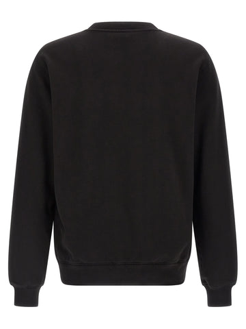 Black Cotton Sweatshirt