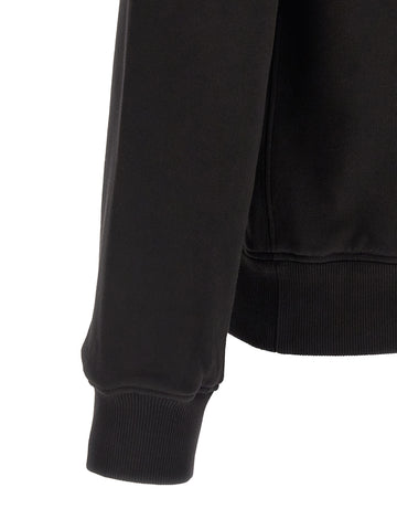 Black Cotton Sweatshirt