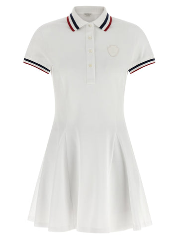 White Cotton Short Dress