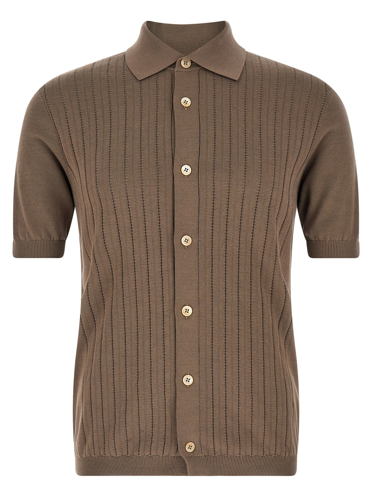 Brown Cotton Blouse