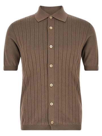 Brown Cotton Blouse