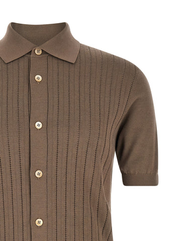 Brown Cotton Blouse
