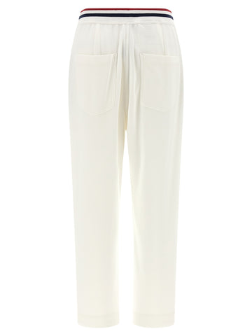 White Cotton Joggers (Workout Pants)