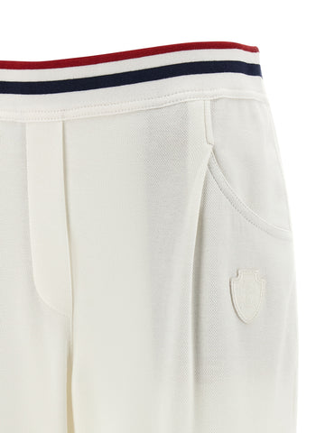 White Cotton Joggers (Workout Pants)