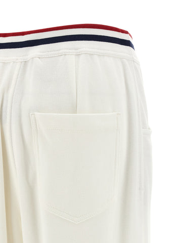 White Cotton Joggers (Workout Pants)