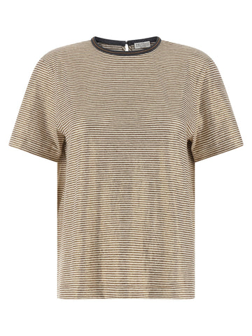 Multicolor Linen T-Shirt