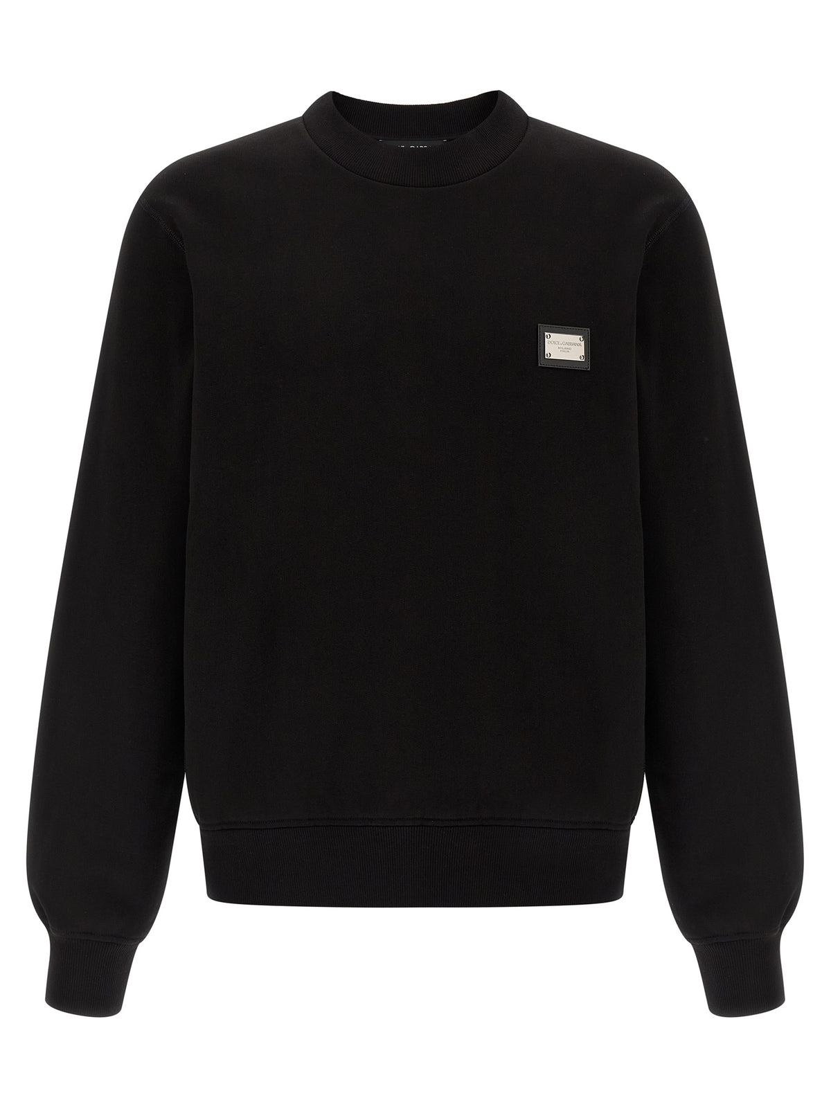 Black Cotton Sweatshirt